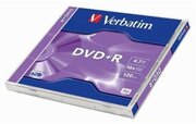 Диск DVD-R 4.7Gb Verbatim 16x AZO DVD-R 1 шт