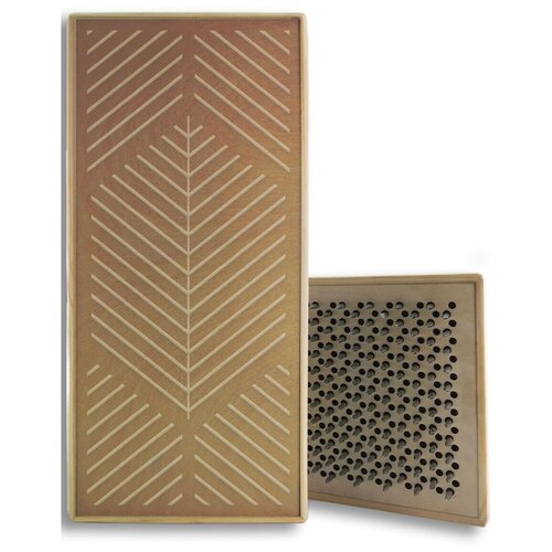 фото Доска садху с динамическими гвоздями, мозаика - 14 шаг 10мм светлая goodwood