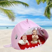 Детская пляжная палатка с бассейном / игровой домик / тент от солнца не требует сборки