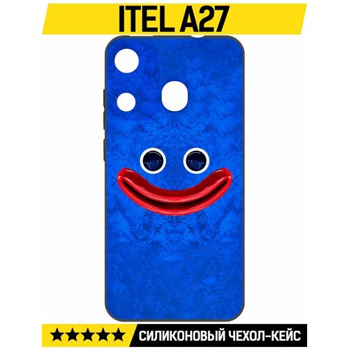 Чехол-накладка Krutoff Soft Case Хаги Ваги - Веселый Хаги Ваги для ITEL A27 черный чехол накладка krutoff soft case хаги ваги для itel a70 черный