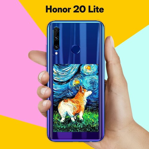 Силиконовый чехол на Honor 20 Lite Ван Гог Корги / для Хонор 20 лайт силиконовый чехол на honor 20 lite 2019 хонор 20 лайт ван гог звездная ночь