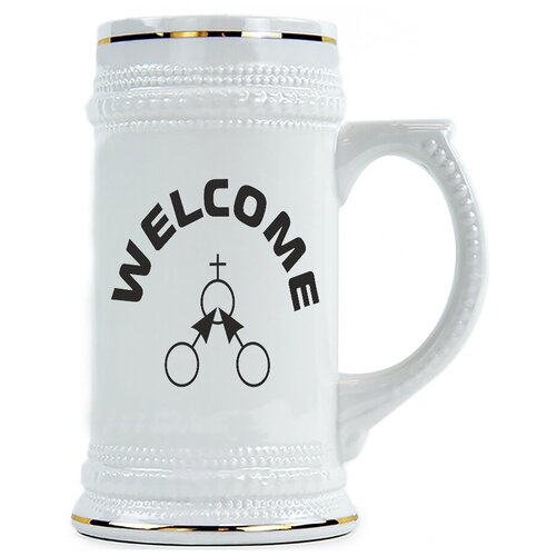 фото Пивная кружка welcome drabs