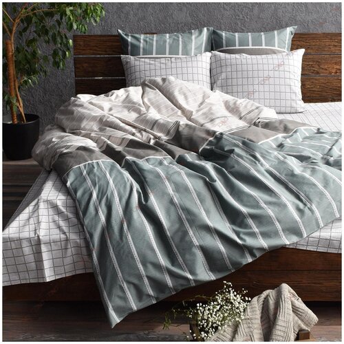 фото Tana home collection постельное белье ixir (2 сп. евро) br38279