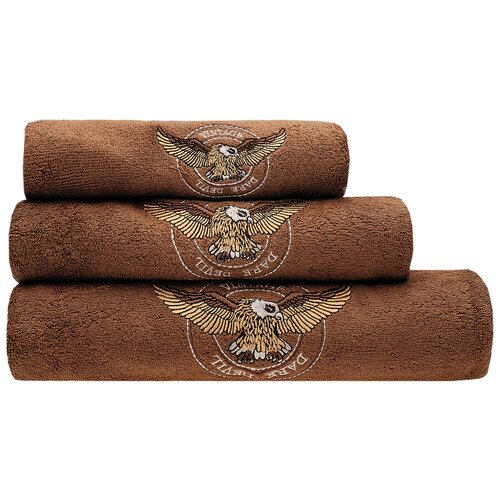 фото Tana home collection полотенце орел цвет: коричневый (35х80 см) br42370