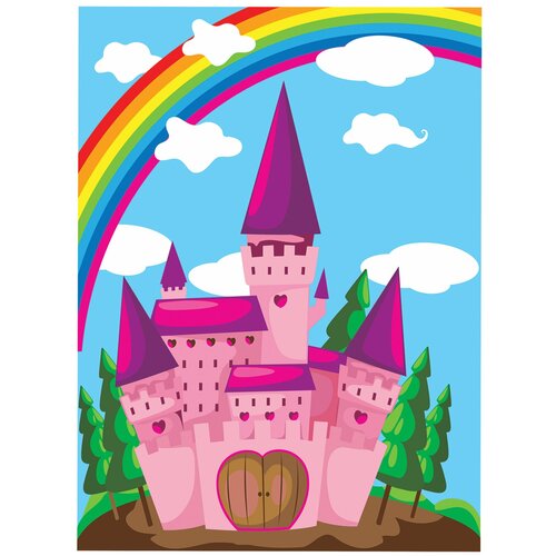 Юнландия Картина по номерам Замок (661602)18.5x13.5см, разноцветный юнландия картина по номерам замок 661602 18 5x13 5см разноцветный