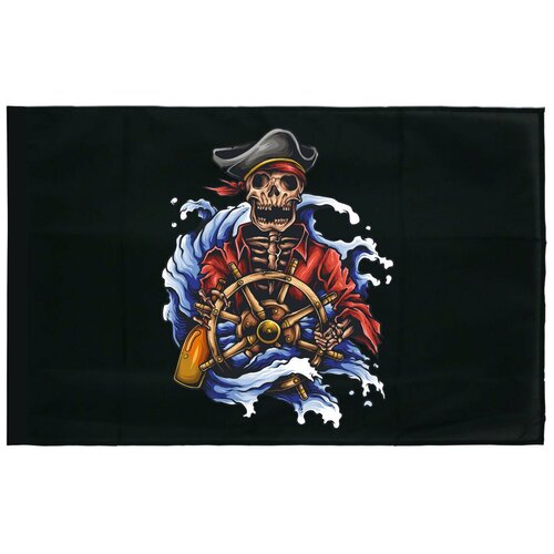 Пиратский флаг (тип 22) 90х135 см