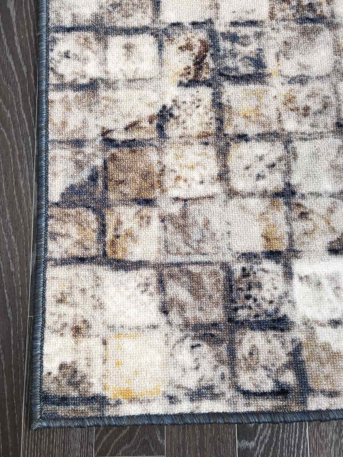 Ковровая дорожка на войлочной основе Carpet World "Madrid" , полиамид , микрофибра , искусственный войлок , 1.40x2.00м - фотография № 2