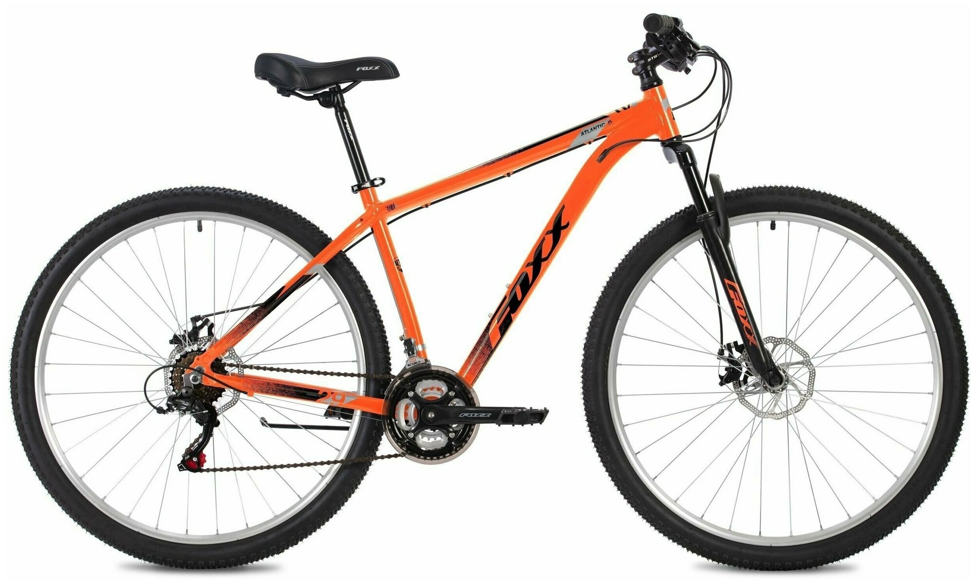 Велосипед Foxx 26" Atlantic D оранжевый, алюминий, размер 14" 26AHD. ATLAND.14OR2