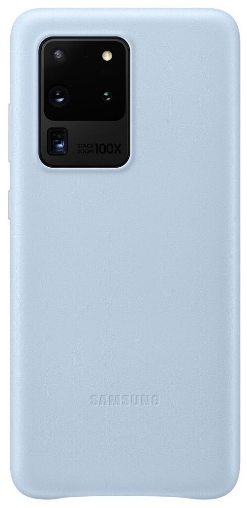 Накладка Samsung Leather Cover для Samsung Galaxy S20 Ultra G988 EF-VG988LLEGRU голубая