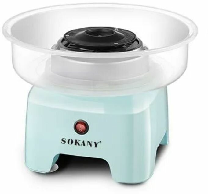 Компактный прибор для приготовления сладкой ваты A DELICIOUS TREAT/ Машинка для изготовления сахарной ваты в домашних условиях SOKANY SK-520 - фотография № 1