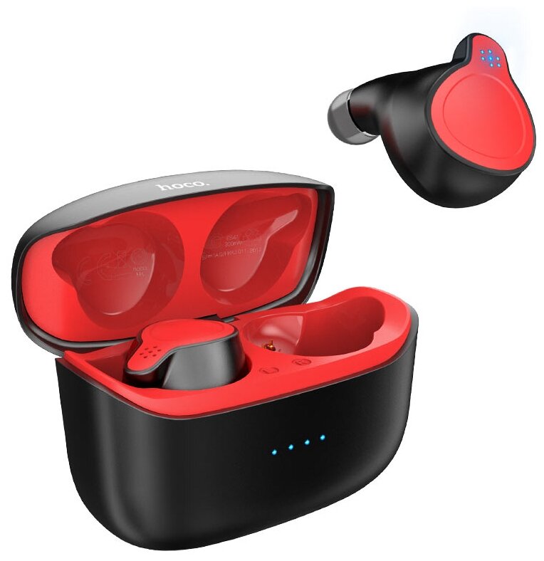 Headphones / Наушники HOCO ES47 Shelly беспроводные оригинальной серии с док станцией TWS, BT 5.0, черный