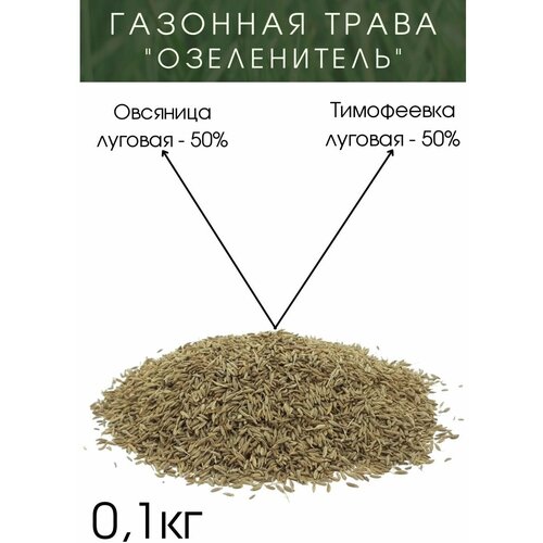 Газонная Трава Озеленитель 100 гр. газонная трава карликовая 100 гр