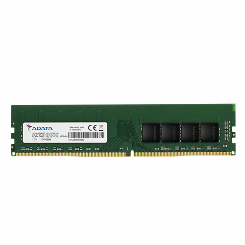 ADATA Модуль памяти ADATA 8GB DDR4 2666 U-DIMM Premier AD4U26668G19-BGN, CL19, 1.2V, Bulk adata модуль памяти adata 8gb ddr4 2666 so dimm premier ad4s26668g19 bgn cl19 1 2v bulk