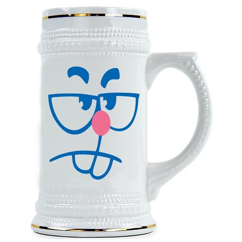 фото Пивная кружка смешарик серьезный drabs