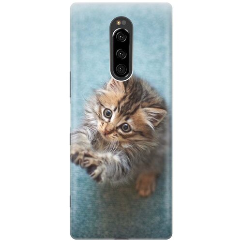 RE: PA Накладка Transparent для Sony Xperia 1 / XZ4 с принтом Котёнок на голубом re pa накладка transparent для sony xperia xa с принтом котёнок на голубом