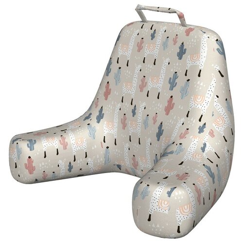 фото Кресло подушка для чтения ambesonne "альпаки", 60x120 см