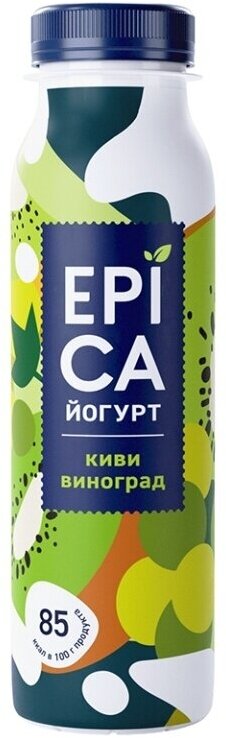 Йогурт питьевой Epica Киви-виноград 2,5%