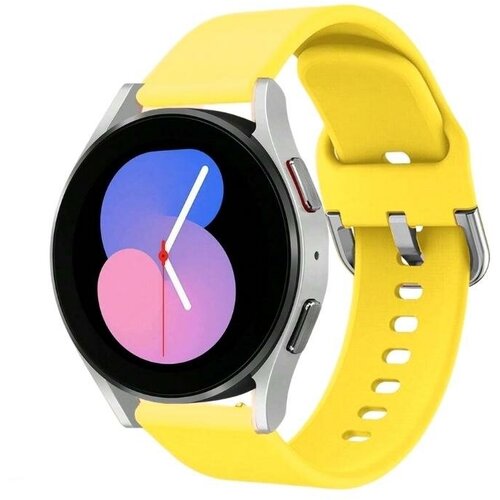 Ремешок для часов Samsung Galaxy 4 5 6 Huawei Watch GT3 GT 2 3 42 mm браслет 20 мм желтый replacement metal stainless strap for xiaomi huami amazfit bip bit lite youth smart watch wearable wrist bracelet watchband 20mm