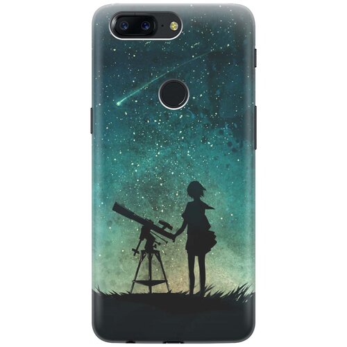 фото Cиликоновый чехол на oneplus 5t / ванплюс 5т с принтом "загадай желание" gosso