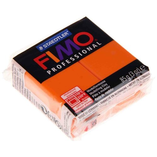 Полимерная глина FIMO Professional запекаемая 85 г оранжевый (8004-4) 752 оранжевый 85 г