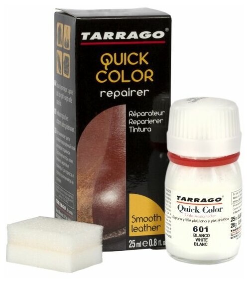 Tarrago Краситель Quick Color Repairer 601 white, 25 мл