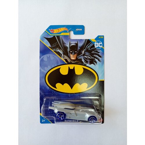 Машинка Hot Wheels DC Batman Batmobile HLK60 hot wheels batmobile grey бэтмобиль 17 250 batman 2 5 mattel fyf60 2019