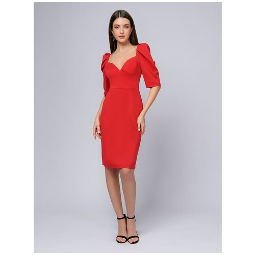 Платье 1001dress, размер XXL, красный