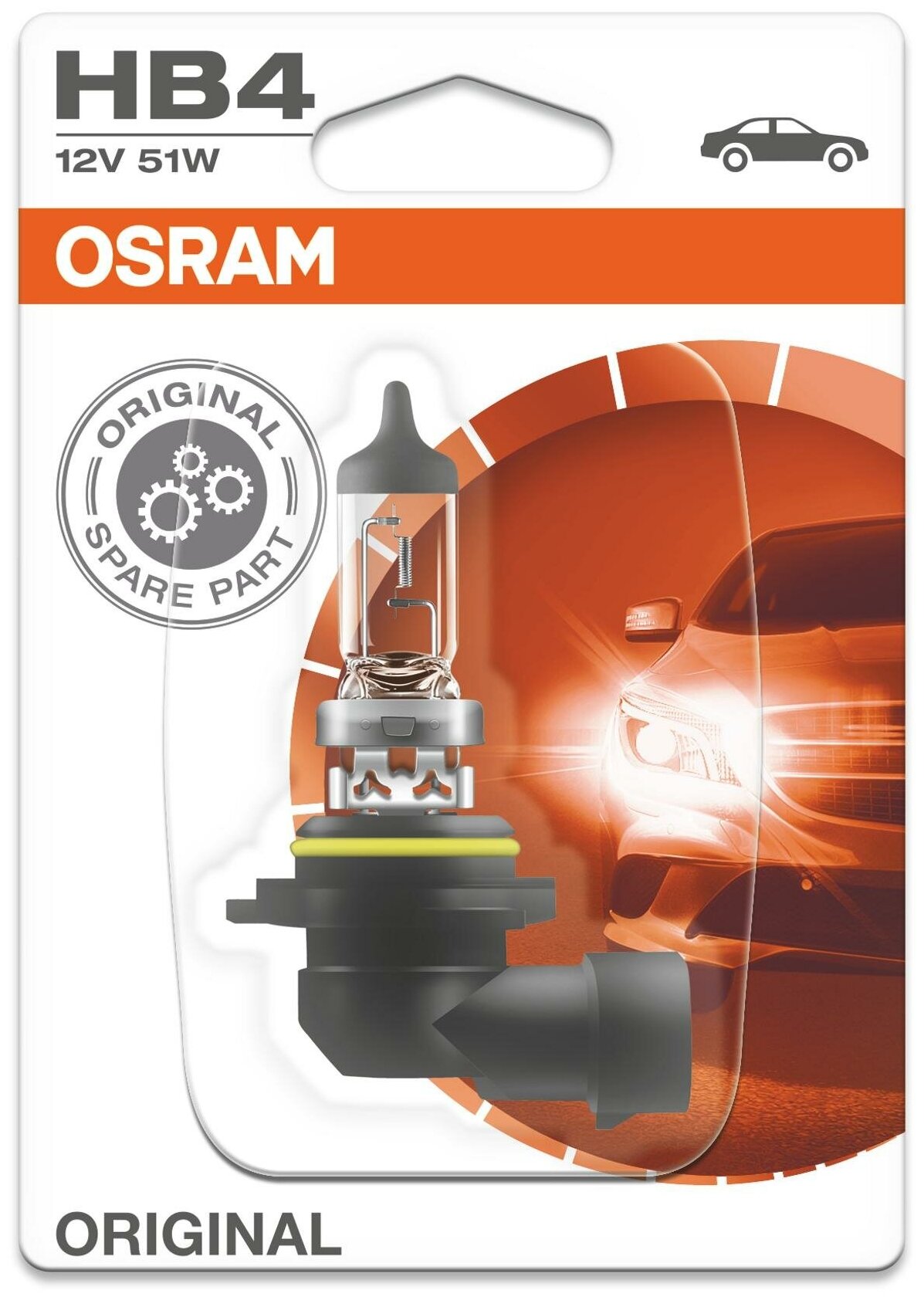 Лампа hb4 12v 51w p22d original line (складная картонная коробка) Osram 9006