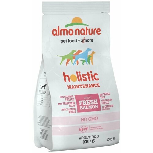 Almo Nature Для Взрослых собак Малых пород с Лососем (Holistic - Small&Salmon) 0,4 кг