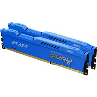 Kingston Оперативная память FURY Beast 16GB UDIMM DDR3 (2x8GB) 1600MHz Blue (KF316C10BK2/16)