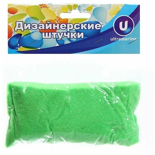 Песок декоративный 200гр зеленый 276₽