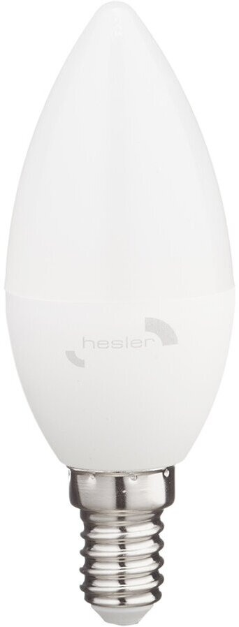 Лампа светодиодная Hesler Е14 4000К 6 Вт 570 Лм 230 В свеча матовая