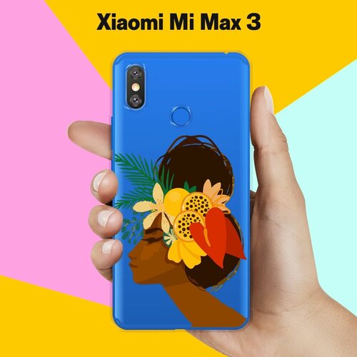 Силиконовый чехол на Xiaomi Mi Max 3 Девушка / для Сяоми Ми Макс 3