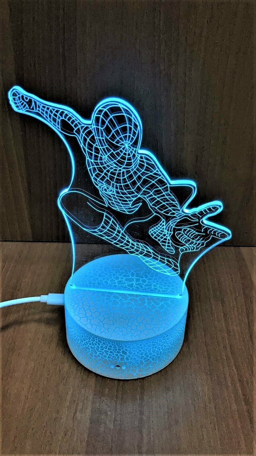 3D Светильник " Человек Паук " №45 - фотография № 7