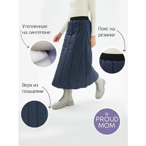 Юбка Proud Mom, размер M, синий юбка proud mom размер m коричневый