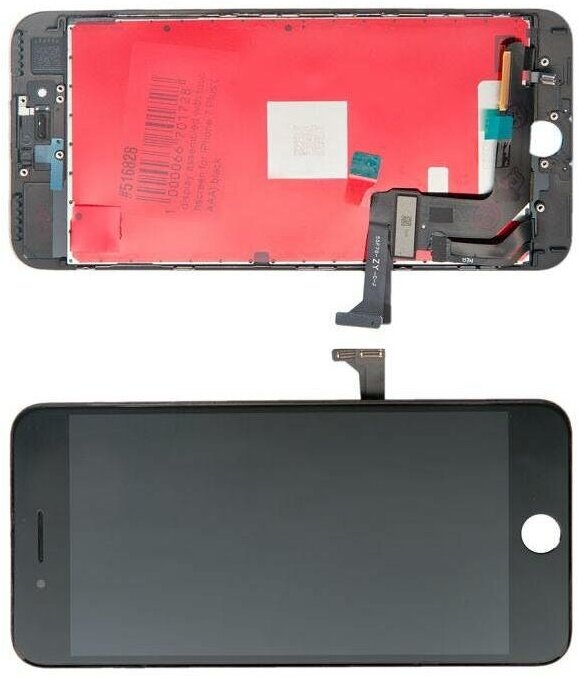 Дисплей (display) в сборе с тачскрином для Apple черный [RocknParts] iPhone 7 Plus