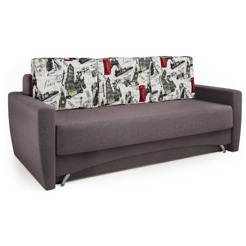 фото Диван-кровать опера 150 рогожка латте и париж шарм-дизайн