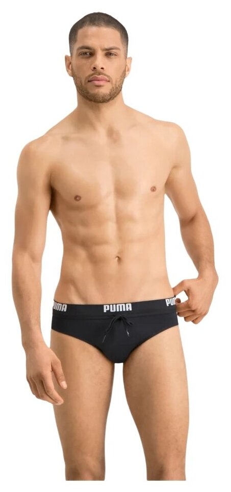 Плавки PUMA, размер M, черный — фото 1