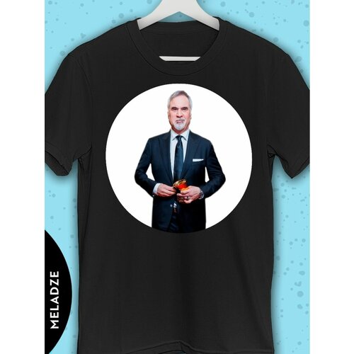 фото Футболка размер 50, черный, белый hilari geek