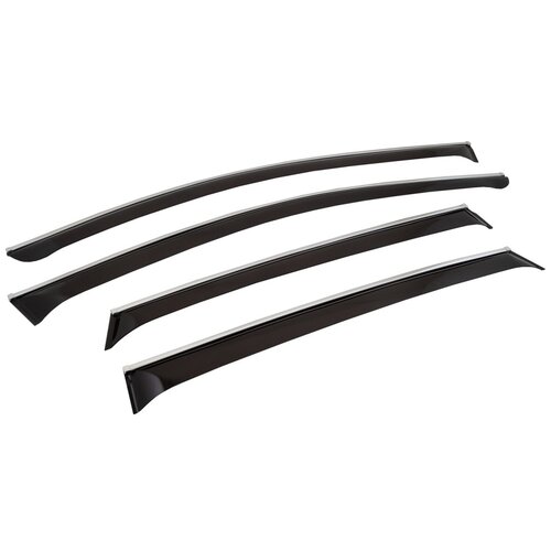 Дефлекторы окон CHROMEX с хром. молдингом HONDA CR-V IV 2012-, 4 шт., шт (CHROMEX.63004)