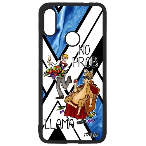 фото Чехол для мобильного redmi note 7, "no prob lama" комичный комикс utaupia