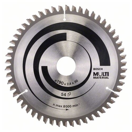 фото Пильный диск bosch multi material 190 x 30 x 2,4 мм, 54