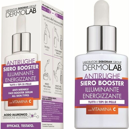 Сыворотка-бустер против первых морщин, Dermolab, Anti-wrinkle Face Booster serum, 30 мл сыворотка для лица deborah сыворотка бустер против первых морщин dermolab anti wrinkle face booster serum