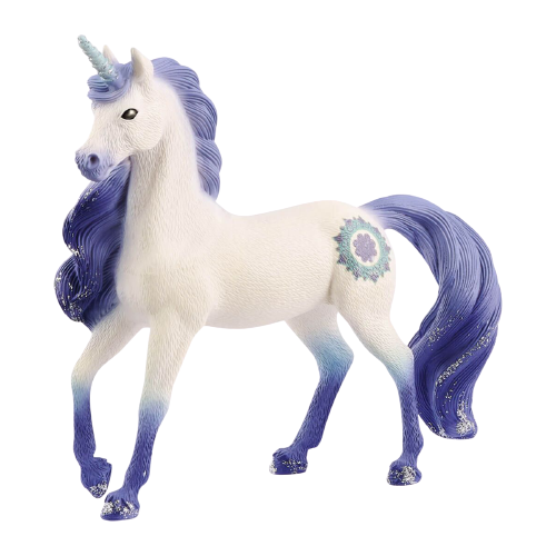 Фигурка Schleich Жеребец единорога Мандала 70715, 15 см фигурка schleich жеребенок единорога мандала 70716