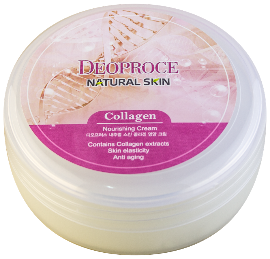 Крем с коллагеном для лица и тела Deoproce Natural Skin Collagen Nourishing Cream 100g