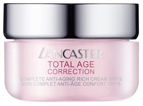 Крем Lancaster Total Age Correction Amplified Anti-Aging Rich Day Cream & Glow Amplifier SPF15, 50 мл