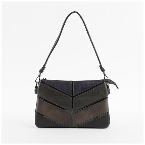 фото Сумка женская gilda tohetti 60451-006 коричневая/зелёная/синяя сумка gth 60451-006 кор/зел/син.