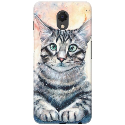 фото Re:pa накладка transparent для meizu m6s с принтом "ушастый котик"