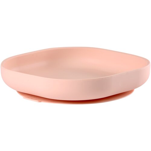 фото Тарелка из силикона beaba silicone suction plate pink