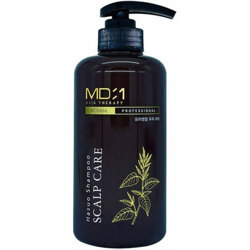 MD-1 Укрепляющий шампунь для волос с травяным комплексом Hair Therapy Hasuo Scalp Care Shampoo 500мл